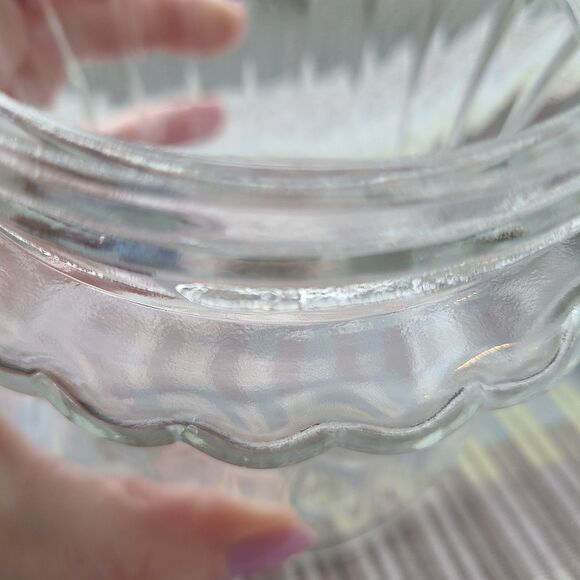 Clear Glass Modern Apothecary Style Storage Jar with Stainless Steel Metal Lid - Picture 5 of 9